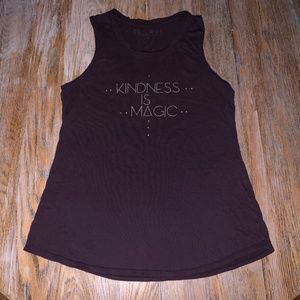 BE LOVE cotton dk plum tank top/L